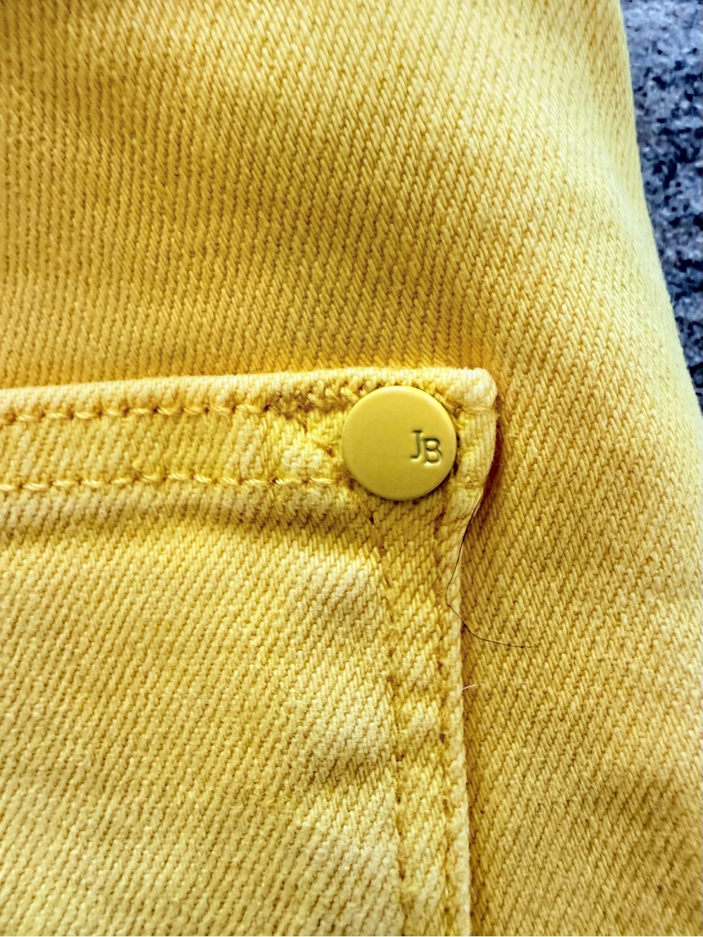 NWT-Judy Blue Vibrant Yellow High Rise, Cropped, Raw Hem Jeans Sz 9/29 - Picture 11 of 14